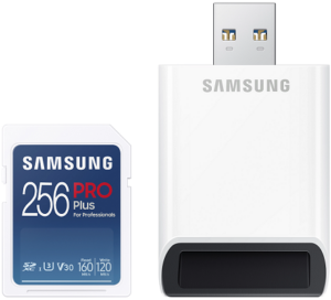 MB-SD256KB/WW Memorijska kartica SAMSUNG PRO PLUS SDXC 256GB + SDXC card reader (USB)