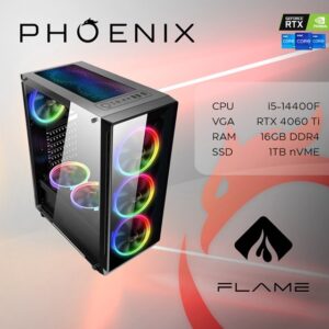 PC FLAME Y-559 Stolno računalo Fenix 559 Intel i5 14400,16GB DDR4,NVMe SSD 1TB,RTX 4060, dos