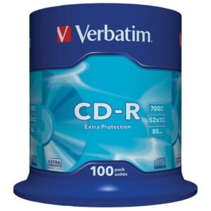 V043411 CD-R 80 medij, Verbatim, 52X, 700MB, DataLife /S/100 kom.