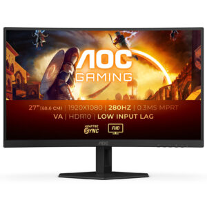 C27G4ZXE Monitor LED 27" AOC C27G4ZXE, DP, 2xHDMI, 280Hz, 1ms