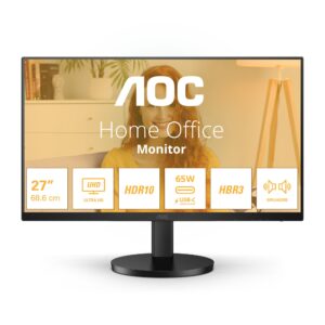 U27B3CF Monitor LED 27" AOC U27B3CF, 4K, 2xHDMI, USB, USB-C, zvučnik, HAS