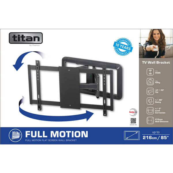 39503 Nosač za TV - Vivanco BFMO 8060U Full motion, do 85