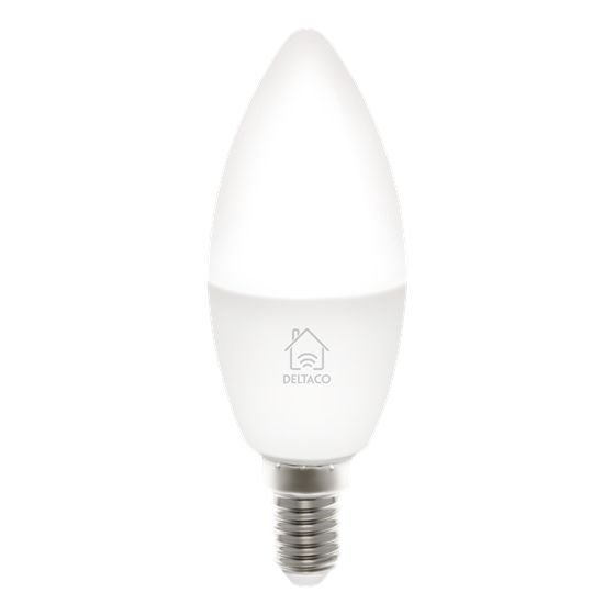 SH-LE14W Žarulja LED smart Deltaco, E14, 5W, 2700K-6500K, prigušivanje