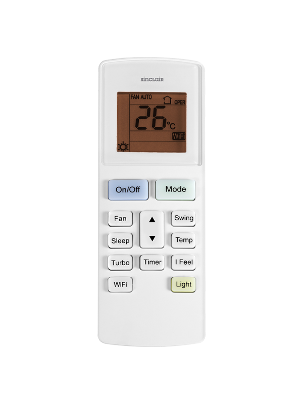 SIH + SOH- 24BIR Klima Sinclair Ray SIH + SOH- 24BIR, 6,2kW unutarnja + vanjska jedinica, wifi