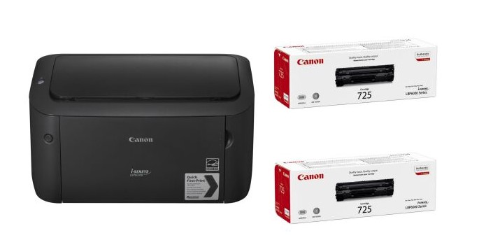 LBP6030B Printer Canon laser i-SENSYS LBP6030B + 2xCRG725 toner