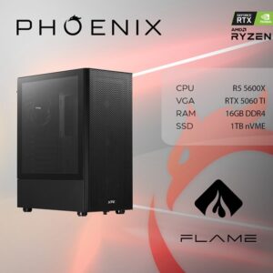 PC FLAME X-500 Stolno računalo Fenix FLAME X-500 AMD Ryzen 5 5600X,16GB DDR4,NVMe SSD 1TB