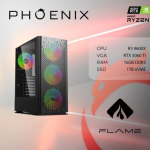 PC FLAME X-502 Stolno računalo Fenix FLAME X-502 AMD Ryzen 5 9600X,16GB DDR5,NVMe SSD 1TB
