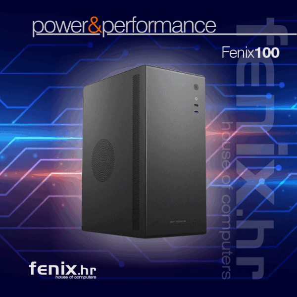 PC SPARK X-100 Stolno računalo Fenix 100 Intel i5 14400,16GB DDR5,NVME SSD 500GB,500W