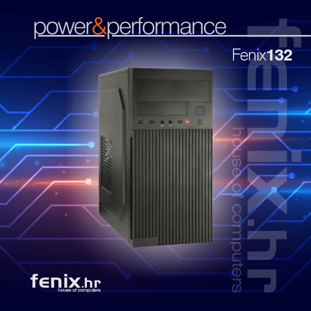 PC SPARK Y-132 Stolno računalo Fenix 132 AMD Ryzen 5 5600G,16GB DDR4,NVMe SSD 500GB,W11Pro