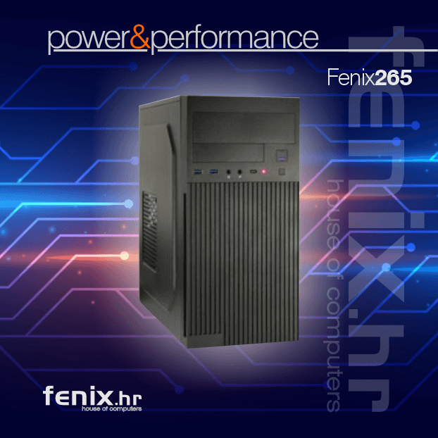 PC SPARK Y-265 Stolno računalo Fenix 265 AMD Ryzen 7 5700G,16GB DDR4,NVME SSD 1TB,500W,W11 Pro