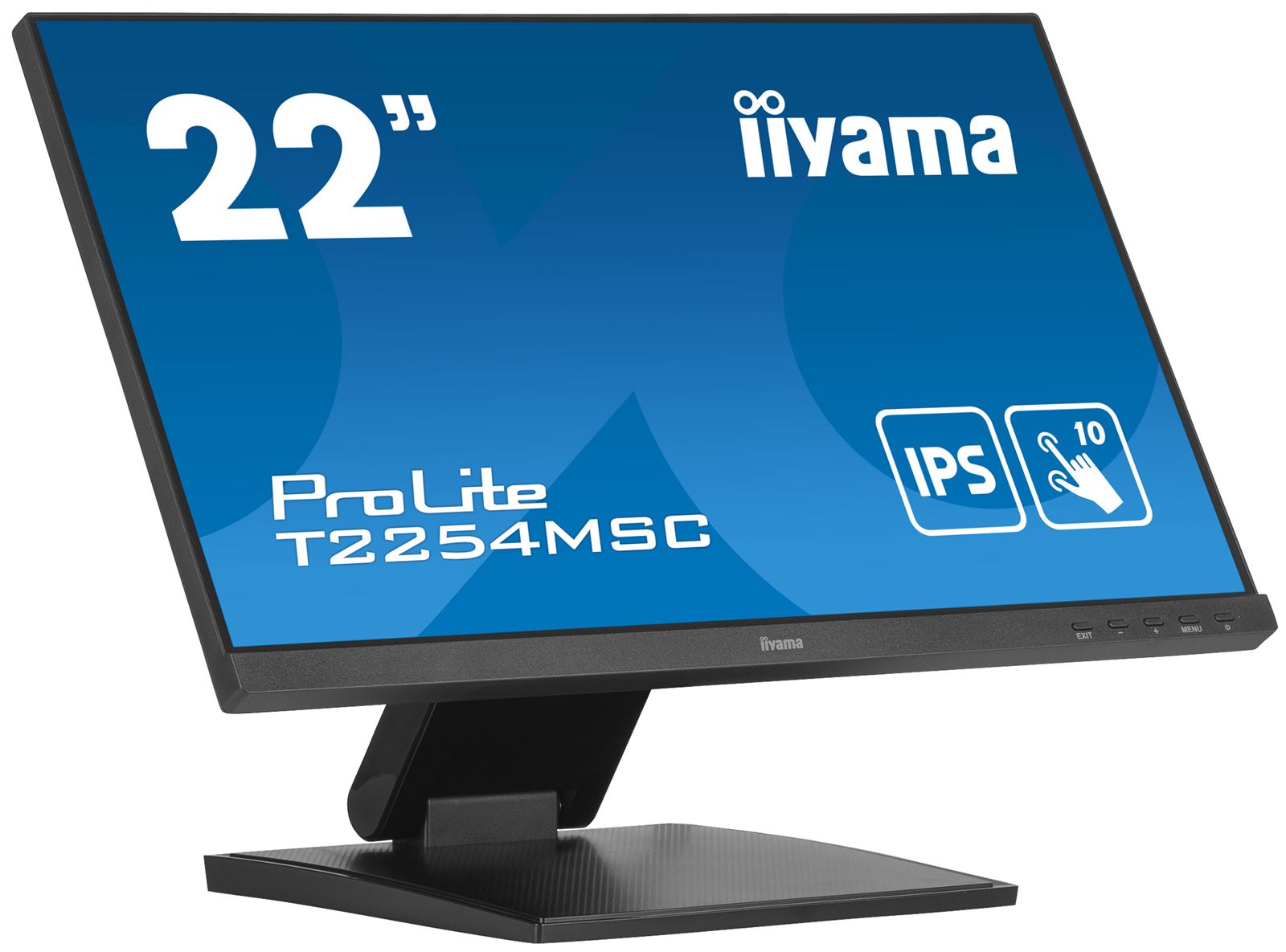 T2254MSC-B1AG Monitor LED 22" IIYAMA ProLite T2254MSC-B1AG,0 TP, Full HD, USB, kit (USB),black