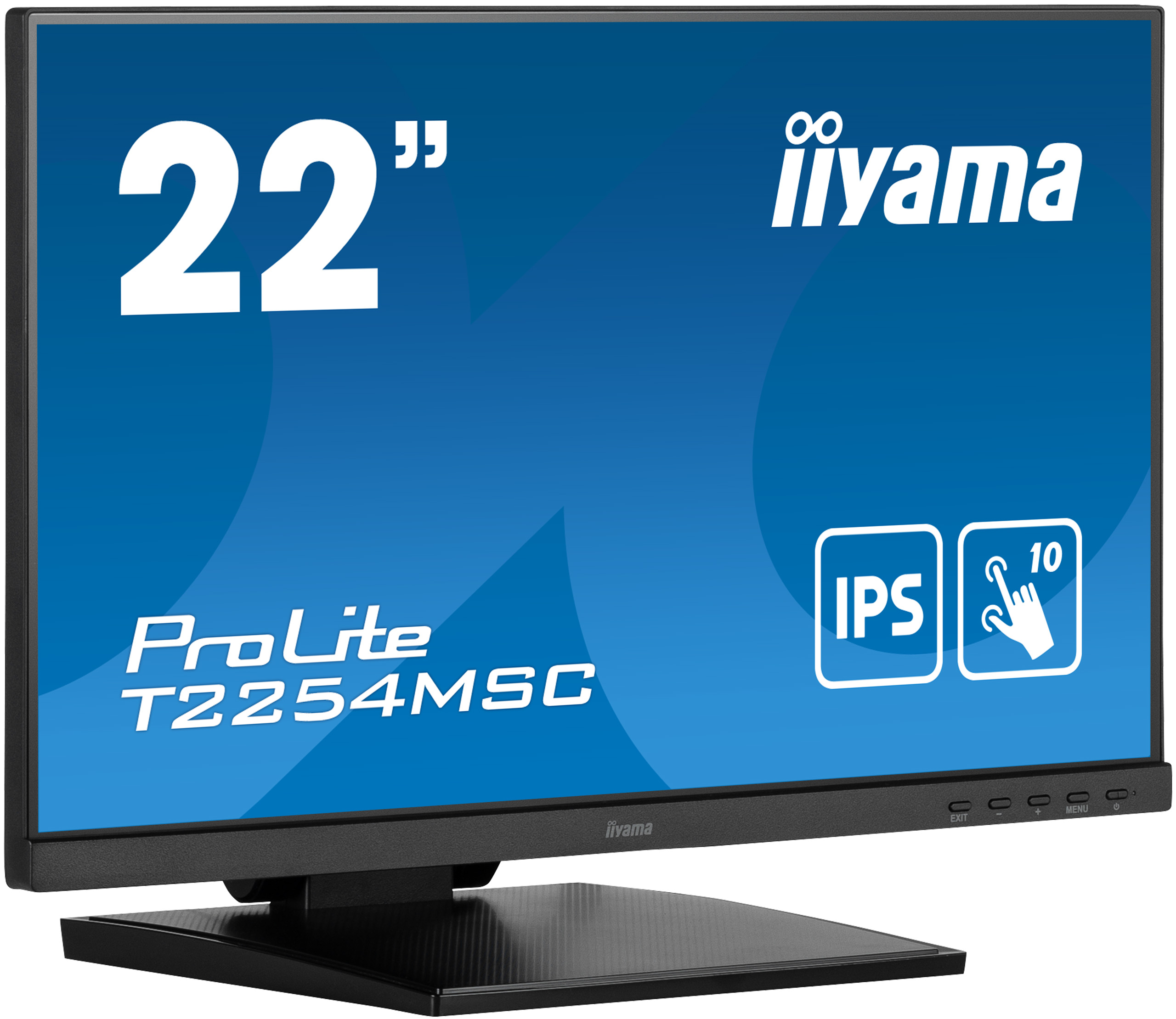 T2254MSC-B1AG Monitor LED 22" IIYAMA ProLite T2254MSC-B1AG,0 TP, Full HD, USB, kit (USB),black