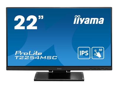 Monitor LED 22" IIYAMA ProLite T2254MSC-B1AG,0 TP, Full HD, USB, kit (USB),black