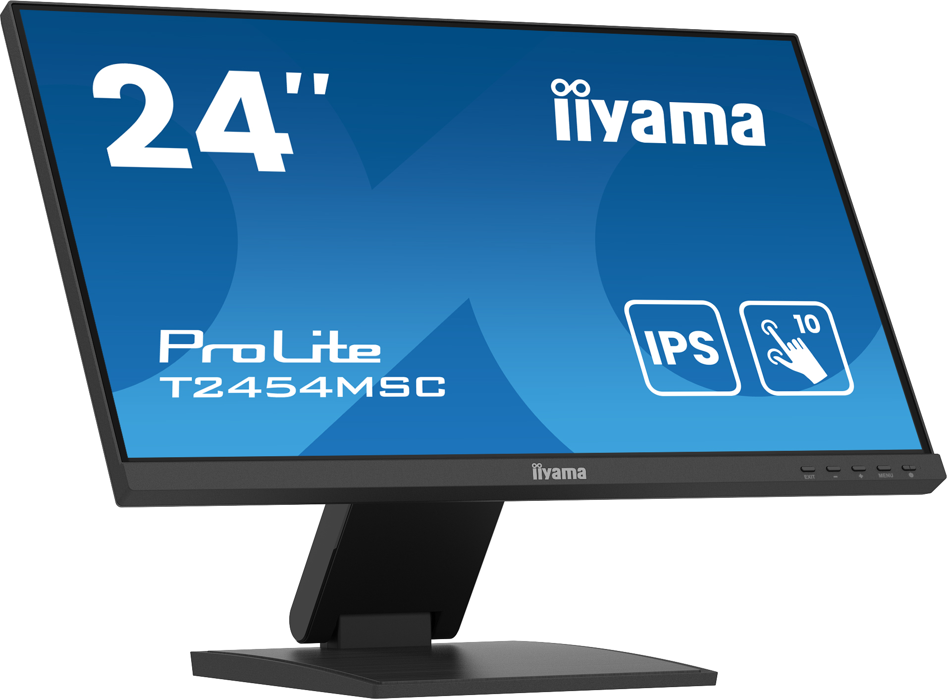 T2454MSC-B2AG Monitor LED 24" IIYAMA " ProLite T2454MSC-B2AG, 10P Touchscreen, USB
