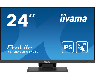 T2454MSC-B2AG Monitor LED 24" IIYAMA " ProLite T2454MSC-B2AG, 10P Touchscreen, USB