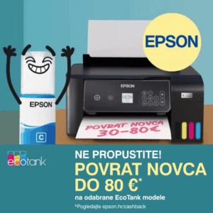 Printer Epson All-in-One L3276 EcoTank A4 C11CJ67436 WIFI, bijeli