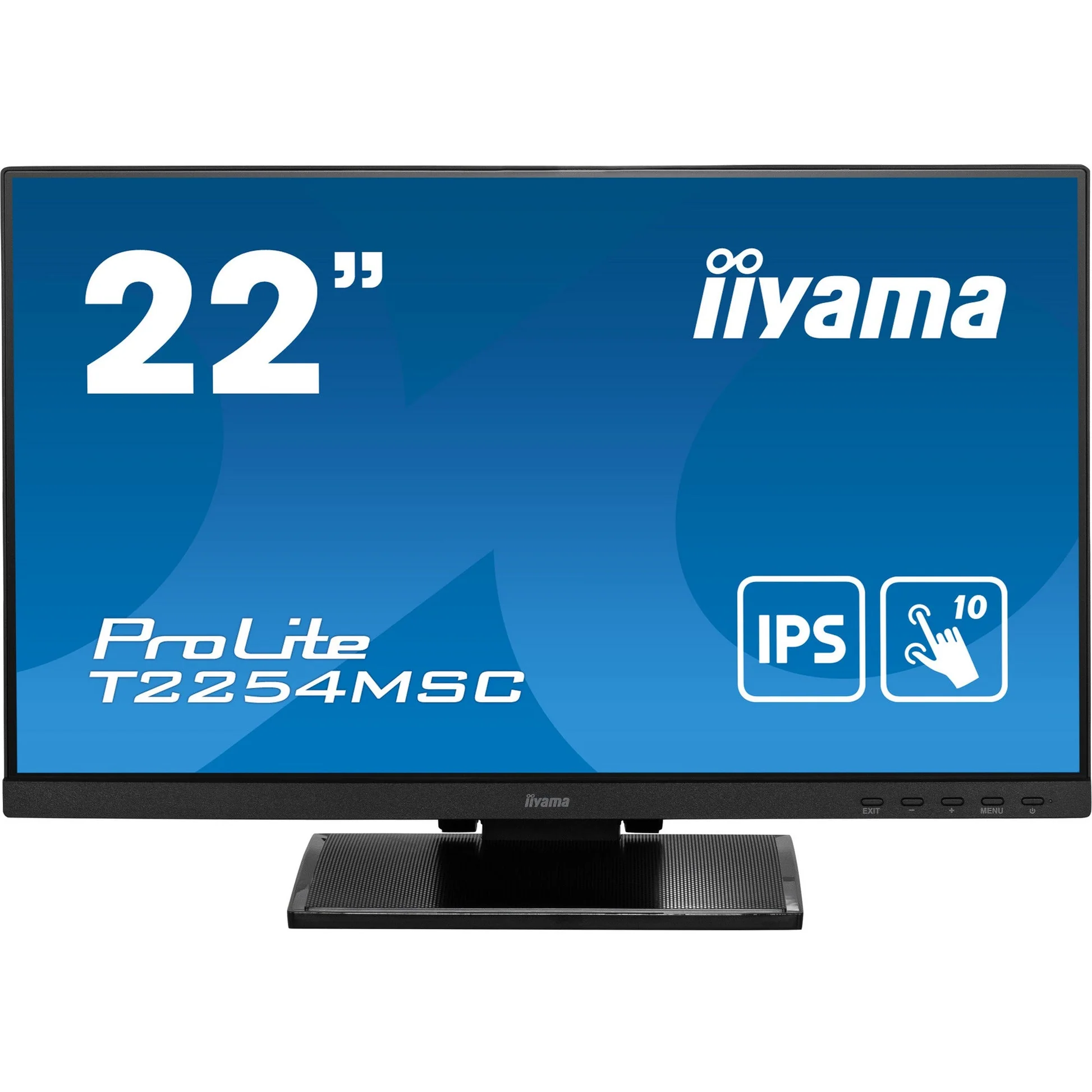 T2254MSC-B1AG Monitor LED 22" IIYAMA ProLite T2254MSC-B1AG,0 TP, Full HD, USB, kit (USB),black