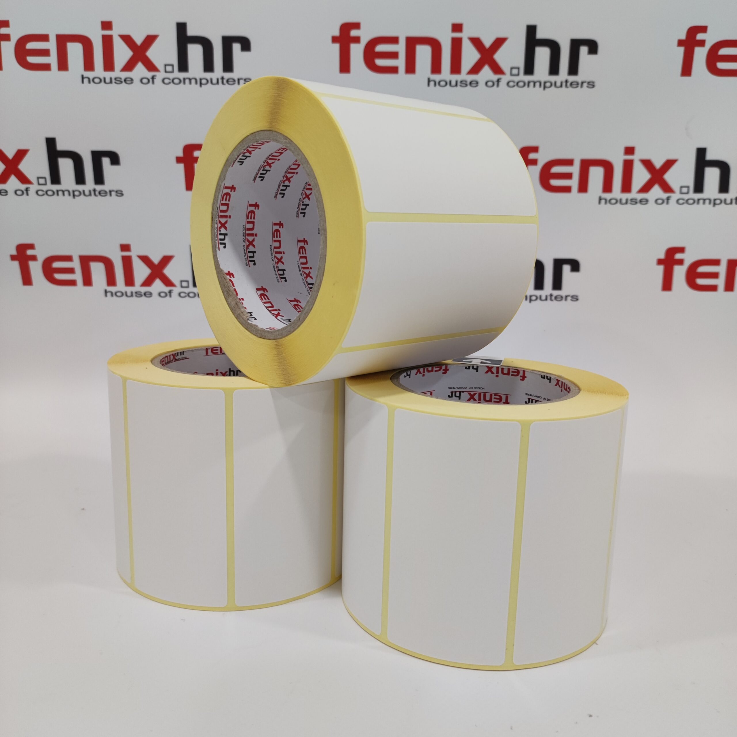 44 x 86 4000/2 FRIMPEKS ETIKETE samoljepive 44 x 86 - 4000 kom rola, Semi-gloss, fi76, dvoredna