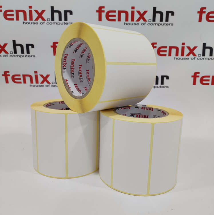 100 x 50 2000 FRIMPEKS ETIKETE samoljepive 100 x 50 - 2000 kom rola TERMO ECO, fi76,jednoredno FRIMPEKS