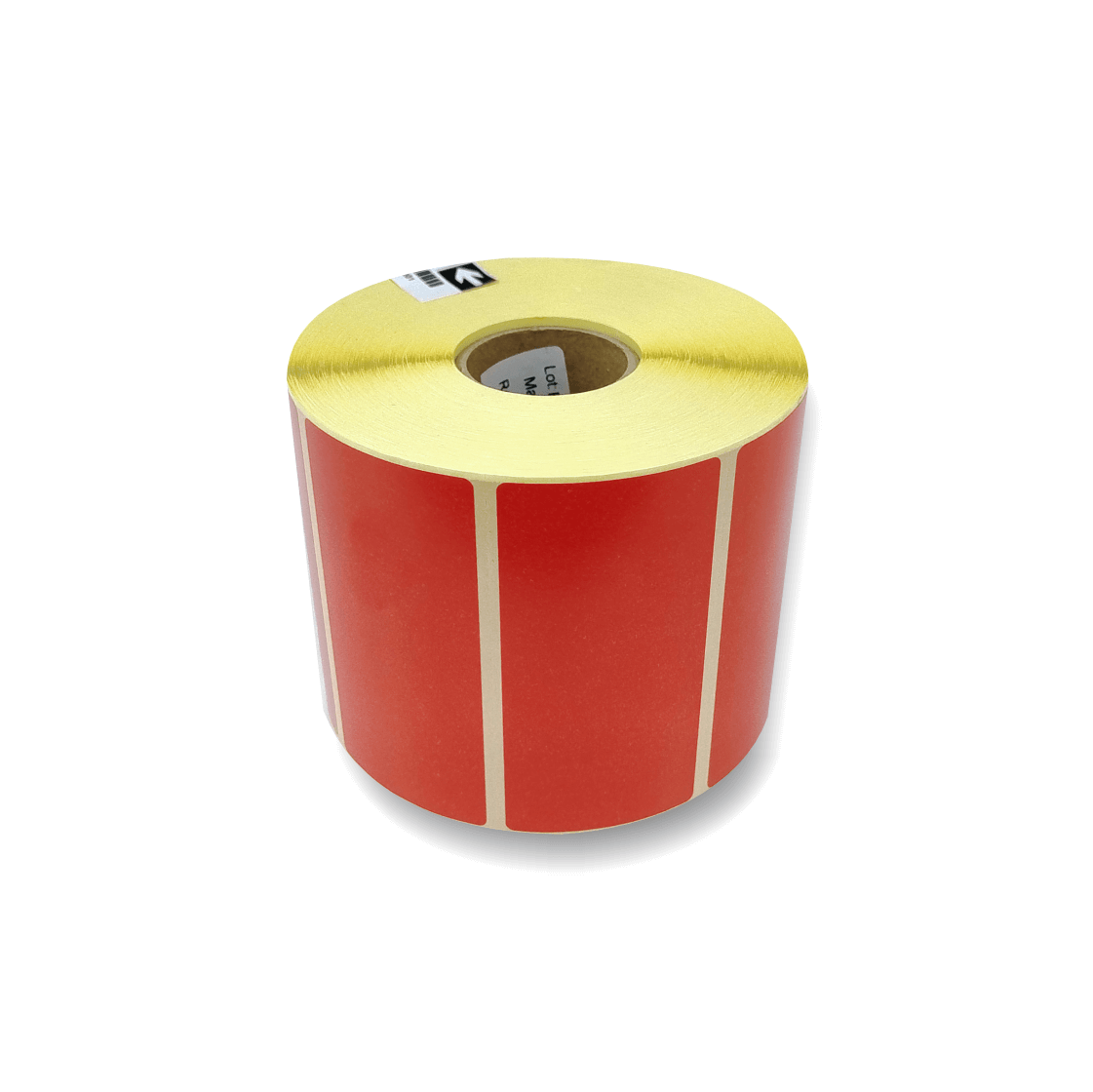 100 x 50 1600 TT crvena - perf ETIKETE samoljepive 100 x 50 - 1600 kom rola TERMO TOP, fi40, jednoredno CRVENA