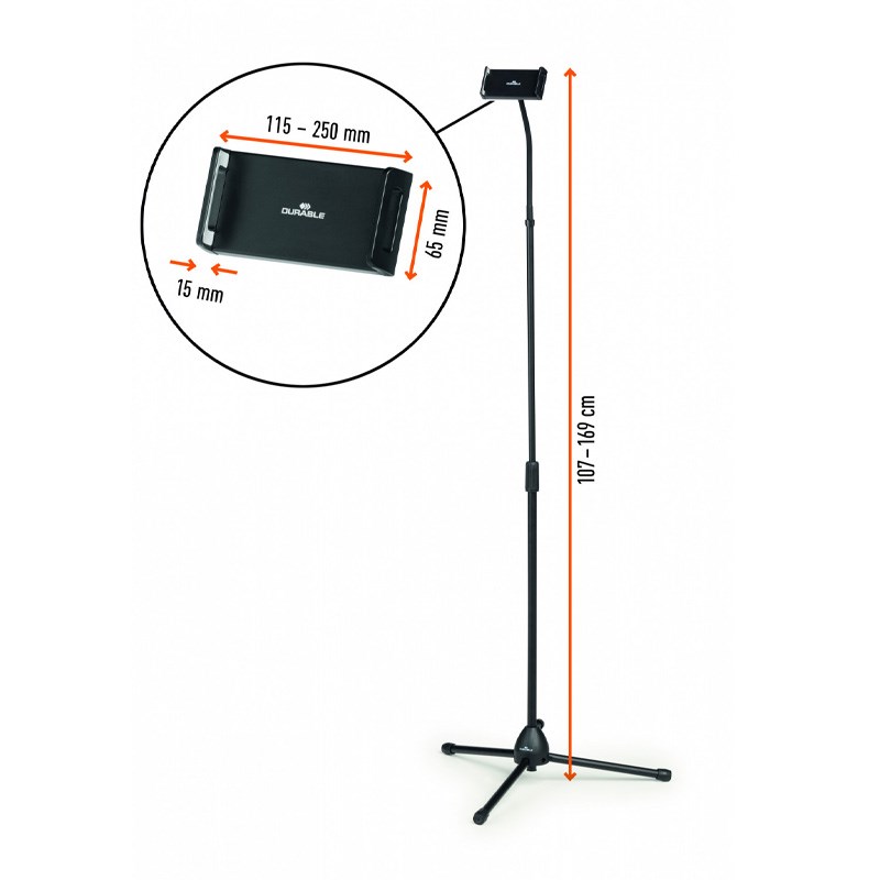 D-8942-01 Stalak za tablet/mobitel TWIST podni