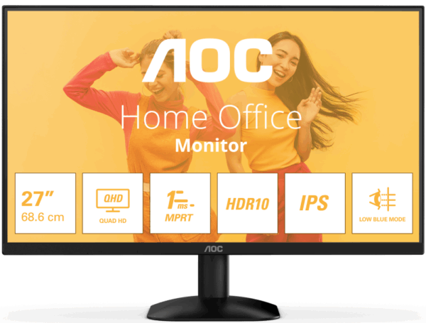 Monitor LCD 27" AOC Q27B35E QHD, HDMI, DP, 300cd, 75Hz