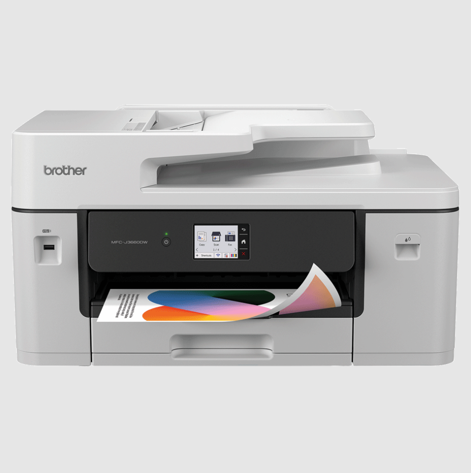 MFCJ3660DWYJ1 Printer Brother MFP MFCJ3660DW, inkbenefit Pro A3 print, Wi-Fi, fax, duplex, ADF