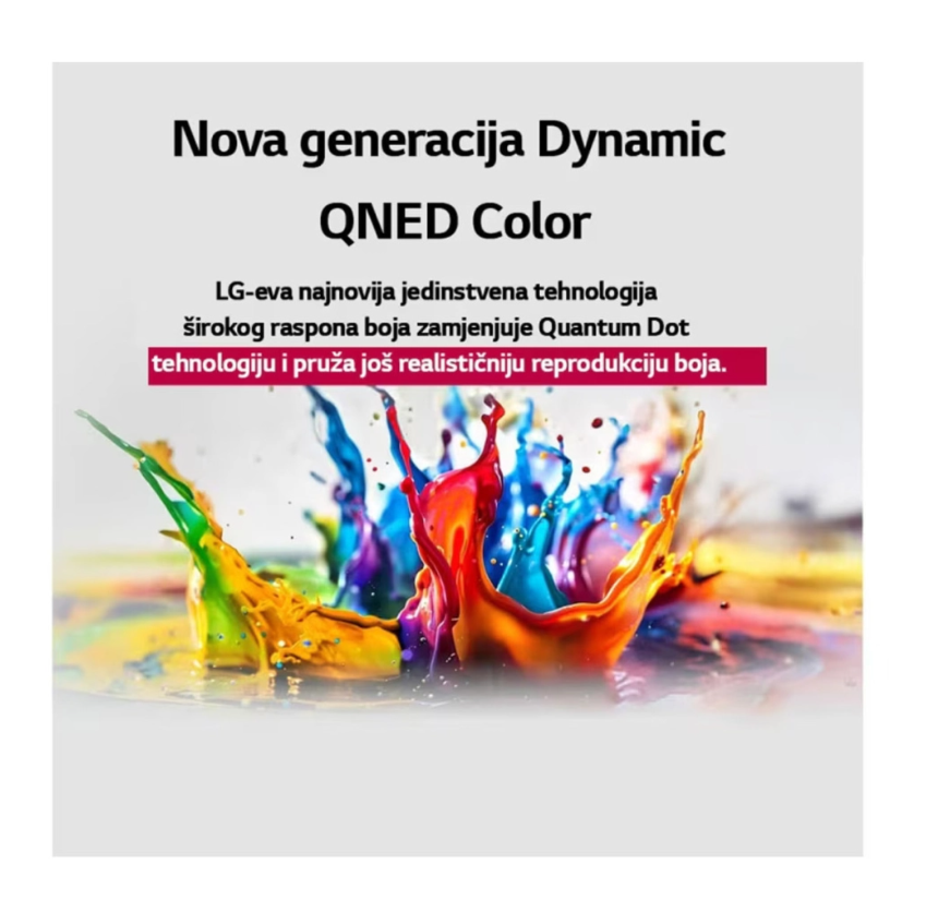 43QNED80A3A TV LED 43" LG 43QNED80A3A, 110 cm, UHD, 4K, Smart TV