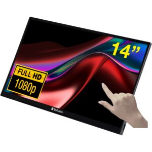Monitor prijenosni, osjetljiv na dodir PMT-14 Verbatim 49591 Full HD 1080p