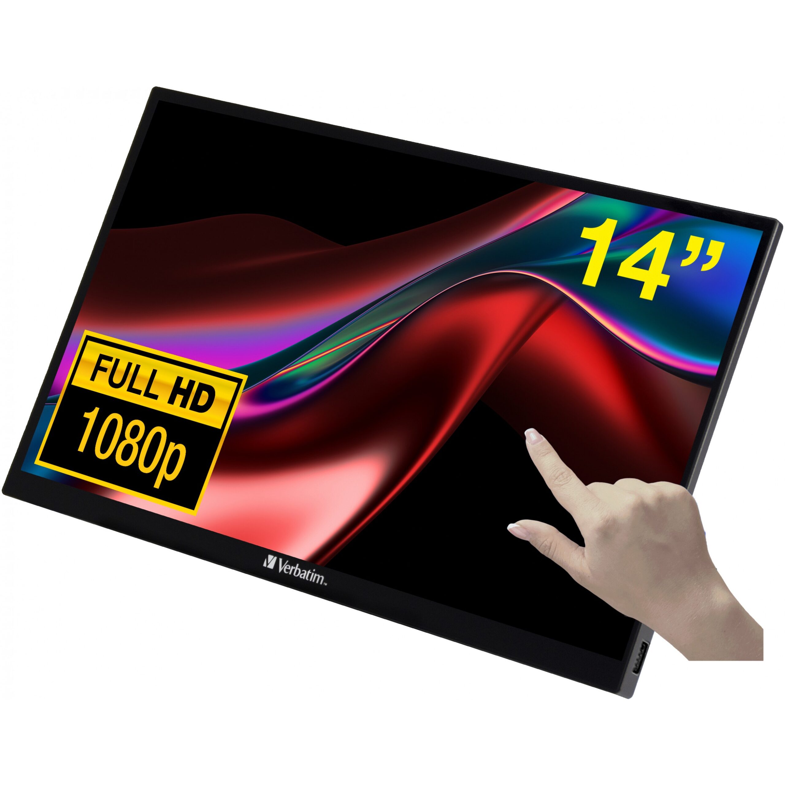 49591 Monitor prijenosni, osjetljiv na dodir PMT-14 Verbatim 49591 Full HD 1080p