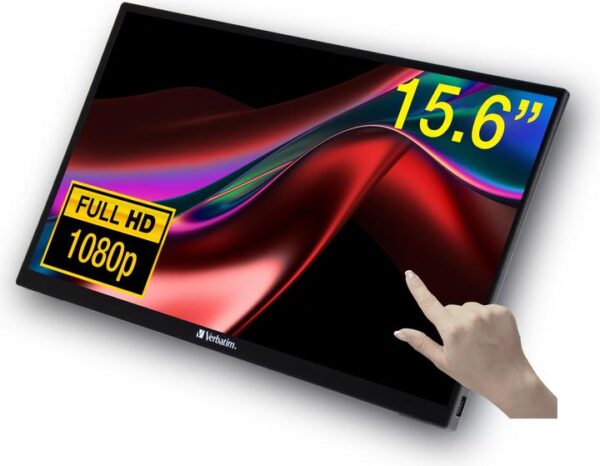 Monitor prijenosni, osjetljiv na dodir PMT-15 Verbatim 49592 Full HD 1080p