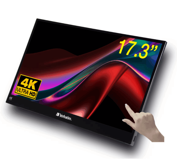 Monitor prijenosni, osjetljiv na dodir PMT-17 Verbatim 49593 Full HD 1080p