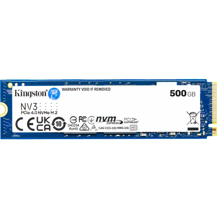 SNV3S/500G SSD M.2 Kingston 500GB NV3 PCIe M.2 2280 NVMe SNV3S/500G