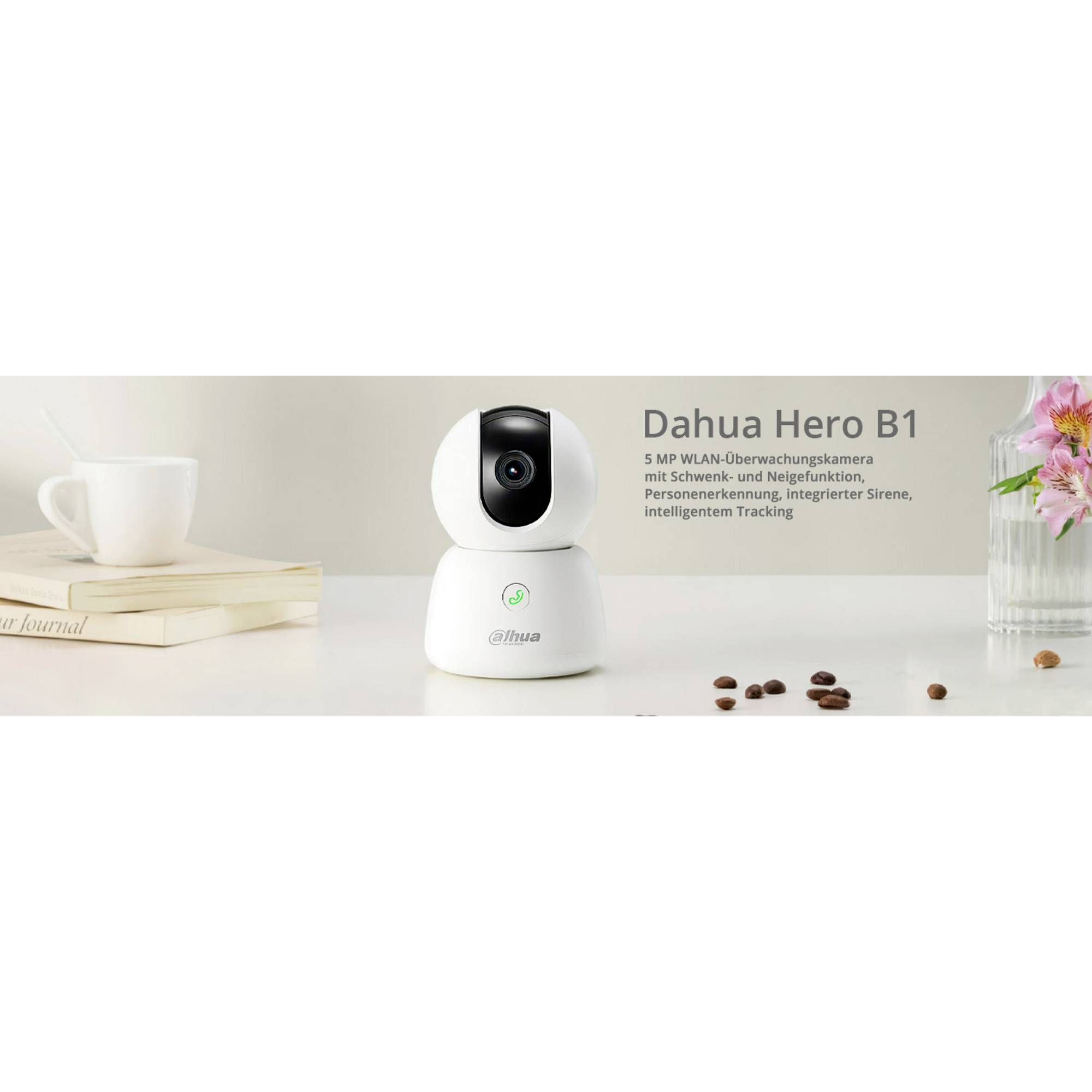DH-H5B Video nadzor - kamera Dahua 5Mpx, Hero 5, unutarnja, Fixed-focal Wi-Fi Pan&Tilt