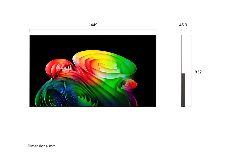 OLED65B62LA TV OLED 65" LG OLED65B62LA, 165cm, 4K, UHD, webOS, Smart TV